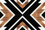 Bold Chevron Luxe Yıkanabilir Halı