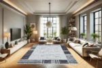 Monokrom Elegance Alan Yıkanabilir Halı - Görsel 3