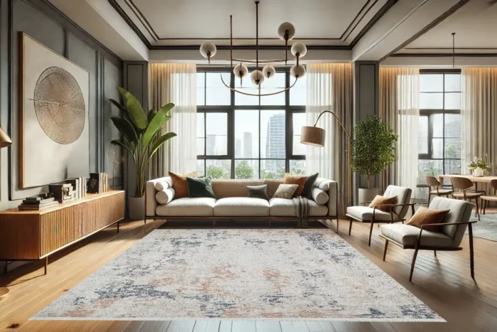 Rustic Horizon 1 Yıkanabilir Halı - Görsel 2