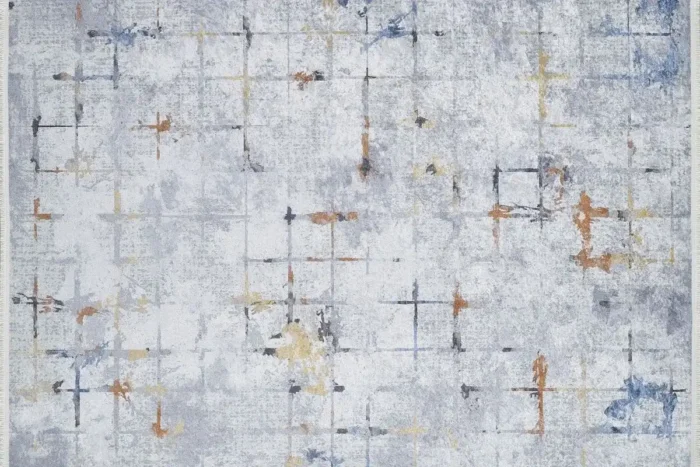 Urban Grids Yıkanabilir Halı - Görsel 1