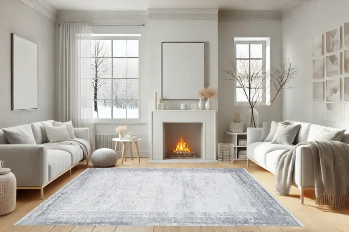 Frosted Elegance 4 Yıkanabilir Halı - Görsel 3