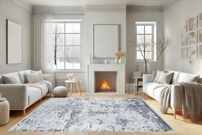 Ethereal Slate 1 Yıkanabilir Halı - Görsel 3