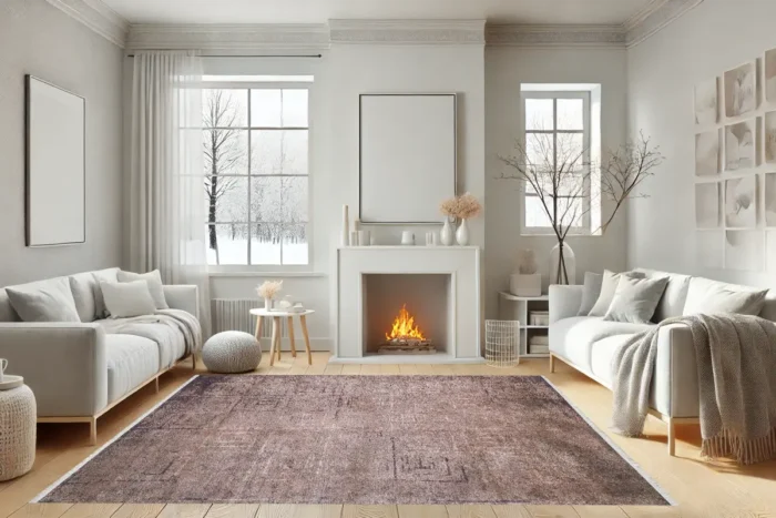 Rustic Labirent 1 Yıkanabilir Halı - Görsel 3