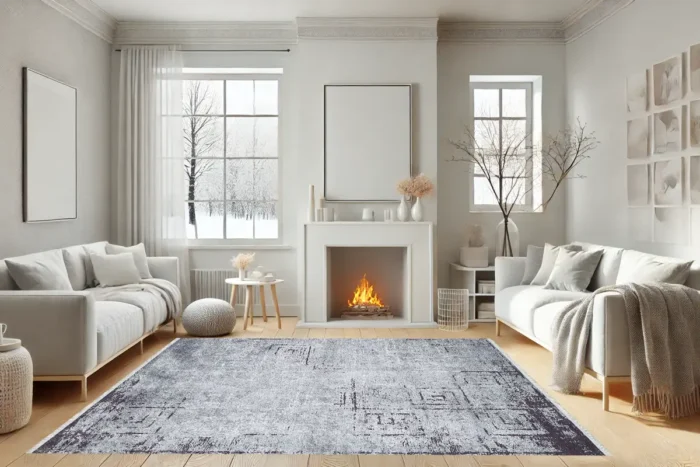 Rustic Labirent 2 Yıkanabilir Halı - Görsel 3