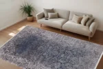 Gece Yarısı Çiçegi 3 Yıkanabilir Halı - Görsel 2