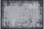 Grid Noir 1 Yıkanabilir Halı