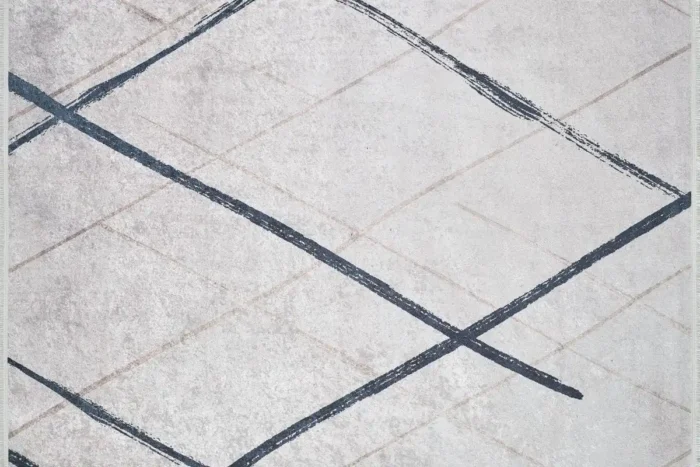 Modern Kavşak 3 Yıkanabilir Halı - Görsel 1