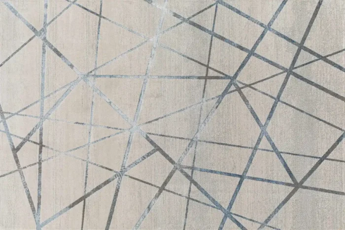 Geometrik Gizli Labirent Yıkanabilir Halı - Görsel 1