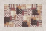 Patchwork Charm Yıkanabilir Halı