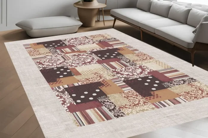Patchwork Charm Yıkanabilir Halı - Görsel 3