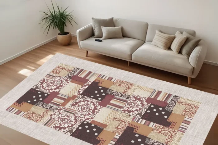 Patchwork Charm Yıkanabilir Halı - Görsel 2