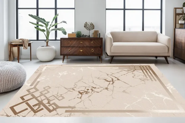 Marble Grace Yıkanabilir Halı - Görsel 4