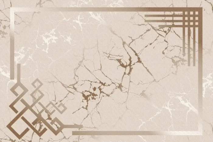 Marble Grace Yıkanabilir Halı - Görsel 1
