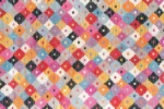 Kaleidoscope Harmony Yıkanabilir Halı