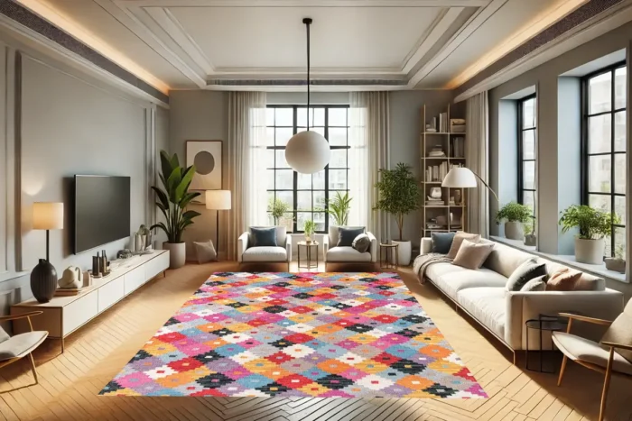 Kaleidoscope Harmony Yıkanabilir Halı - Görsel 3