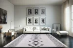 Nordic Bloom Yıkanabilir Halı - Görsel 3