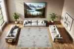 Arctic Bloom Yıkanabilir Halı - Görsel 2