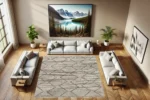 Nordic Peaks Yıkanabilir Halı - Görsel 2