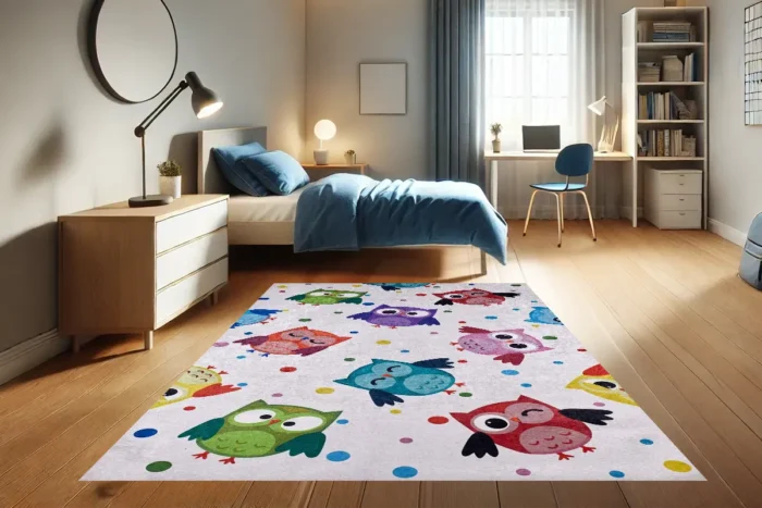 Owly Wonderland Çocuk Halısı - Görsel 3