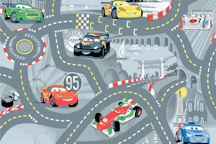 Raceway Adventures Çocuk Halısı - Görsel 1