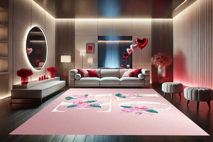 Blossoming Love Yıkanabilir Halı - Görsel 4