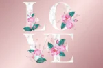 Blossoming Love Yıkanabilir Halı