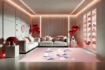 Blossoming Love Yıkanabilir Halı - Görsel 3