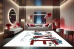 Floral Love Hava ile Yıkanabilir Halı - Görsel 4