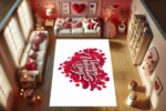 Gül Yaprağı Romantizm Halısı - Görsel 3