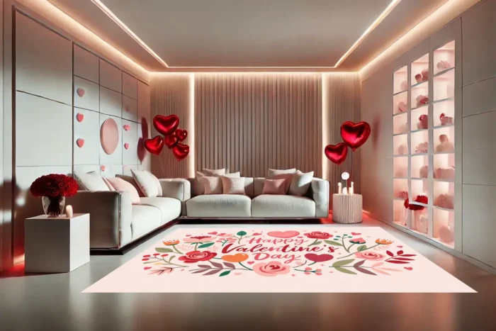 Sevgililer Günü Romantik Halı - Görsel 4