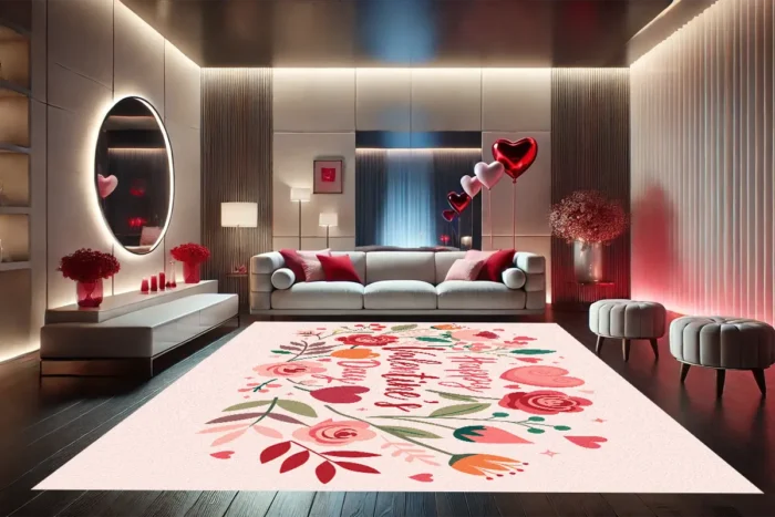 Sevgililer Günü Romantik Halı - Görsel 2
