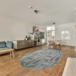 Beton Dalgalar Yıkanabilir Halı - Görsel 6
