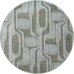 Beton Dalgalar Yıkanabilir Halı - Görsel 9