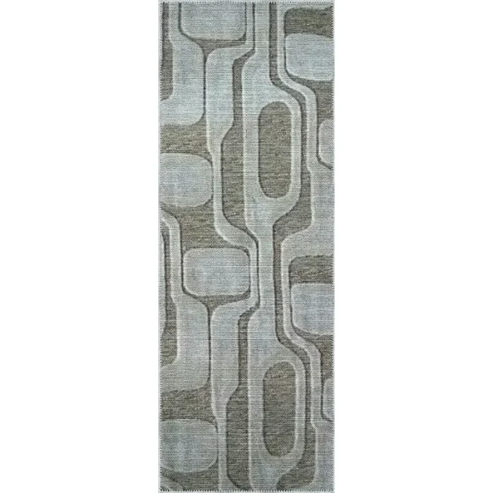 Beton Dalgalar Yıkanabilir Halı - Görsel 5