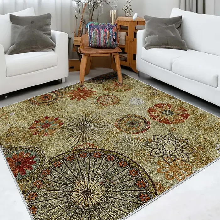 Baharat Mandalası Yıkanabilir Halı - Görsel 10