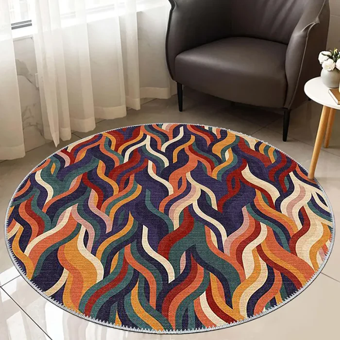 Alev Dansı Yıkanabilir Halı - Görsel 8