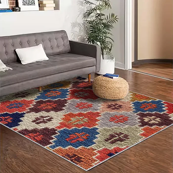 Mozaik Kervanı Yıkanabilir Halı - Görsel 10